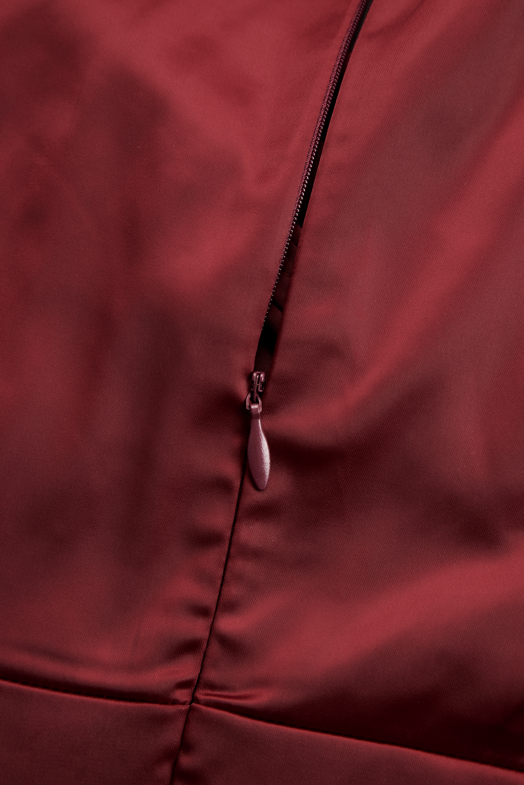 A-line draped collar women's midi dress, an elegant choice for evening and cocktail events.