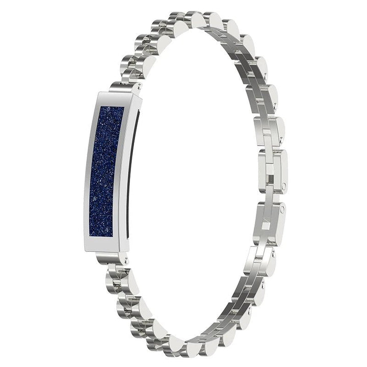 Elegant women's smart bracelet, multi-sport fitness & activity tracker, stylish wearable tech.