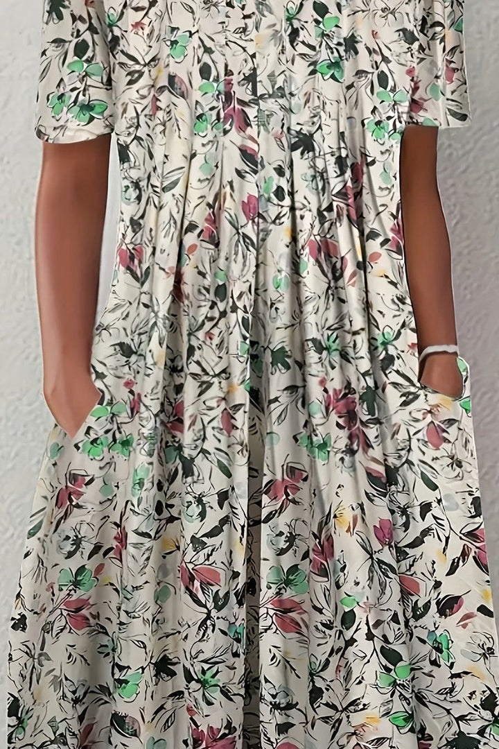 Structured elegant midi dress for women, A-line cut for a flattering fit, perfect for work, parties & formal events.