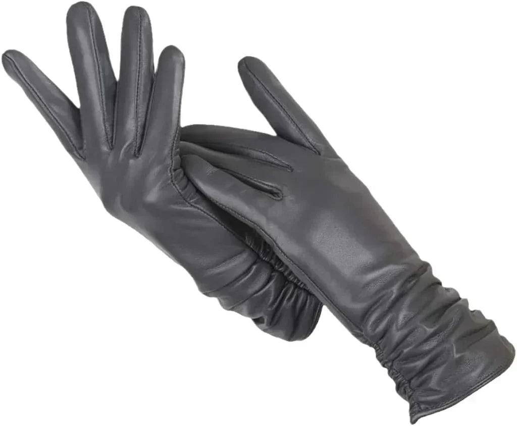 Warm women's elegant gloves, outerwear handwear designed for sophisticated cold weather style.