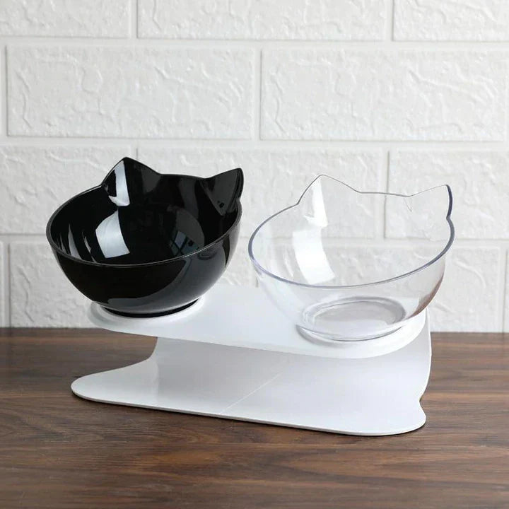 Durable elevated orthopedic cat bowl made from high-quality food-grade materials