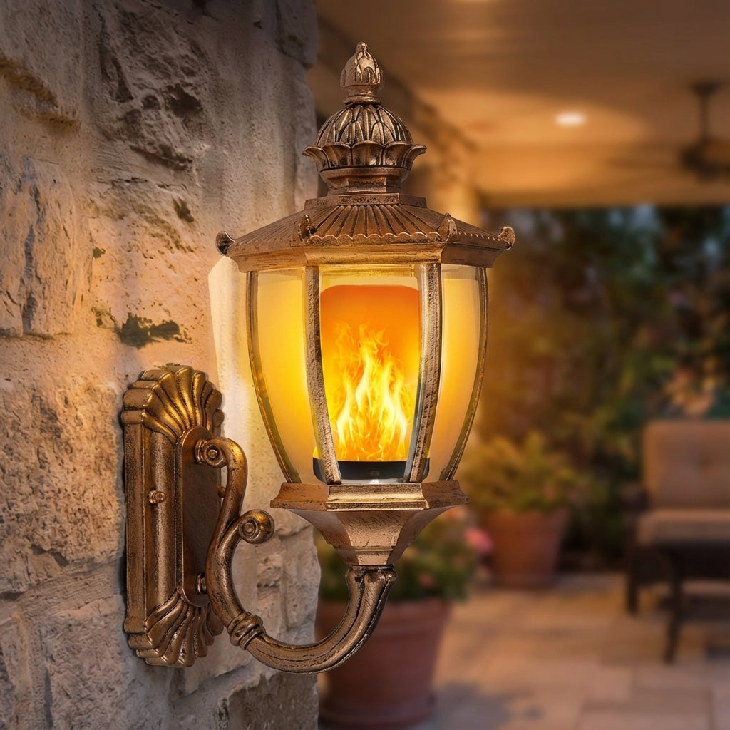 Emberelle Flickering Flame LED Mood Light Bulb for cozy ambient home lighting. Safe & energy-saving decorative bulb.