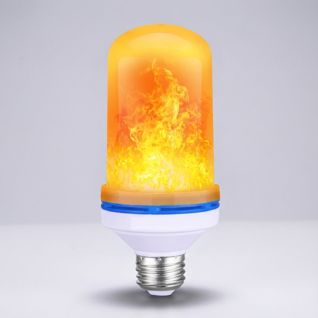 Decorative Emberelle LED mood light with realistic flickering flame. Energy-saving bulb for a charming home.