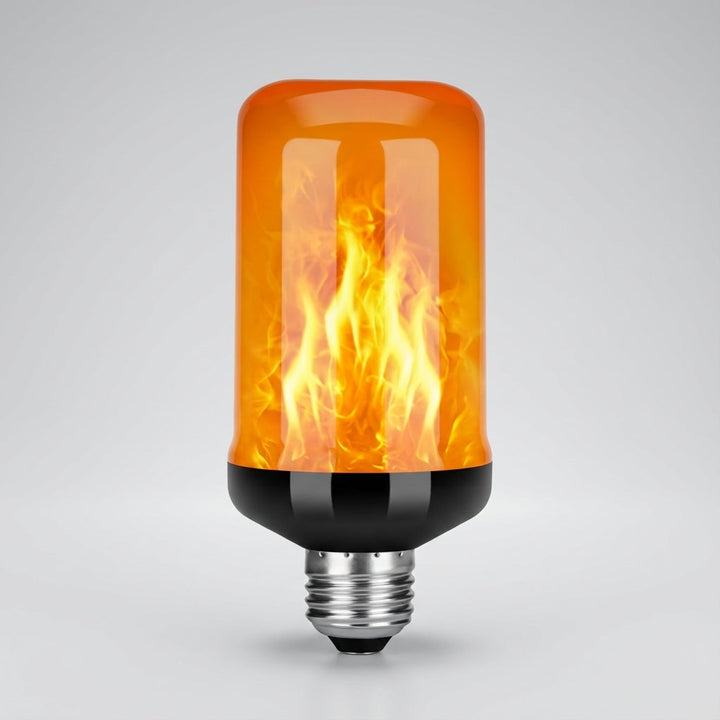 Emberelle Multi-Mode LED Flame Bulb for captivating, safe ambient lighting. Enhance your home decor instantly.