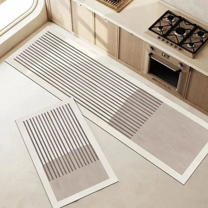 Ergonomic anti-fatigue kitchen mat for women & men. Provides comfort & support for prolonged standing.