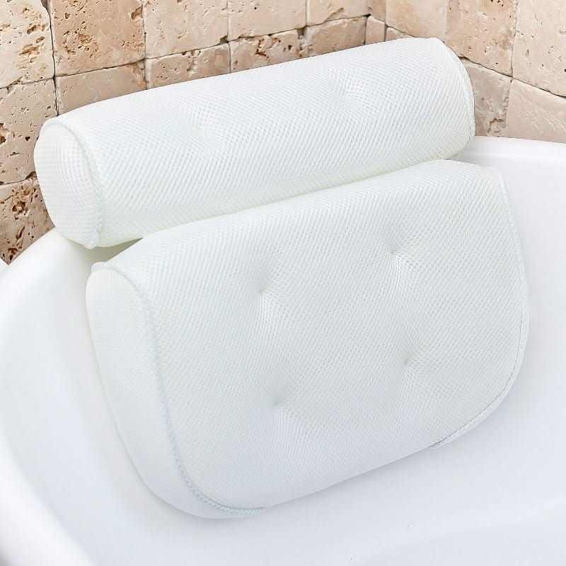 Premium ergonomic bath accessory: a spa comfort pillow designed for superior head and neck support and stress relief.