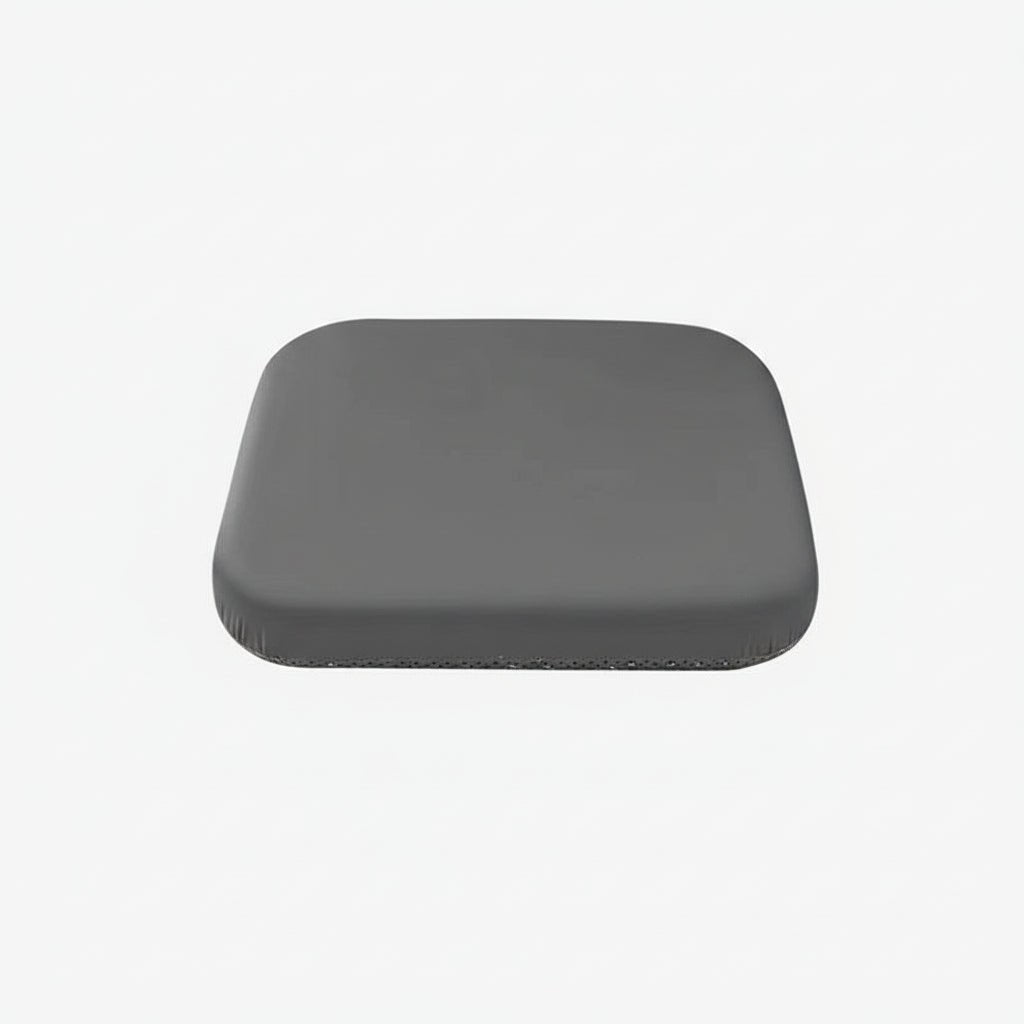 Lumbar support seat cushion for office ergonomics, providing back pain relief and comfort for long hours.
