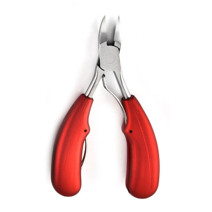 Durable stainless steel ergonomic nail clippers for precise thick & ingrown toenail care.
