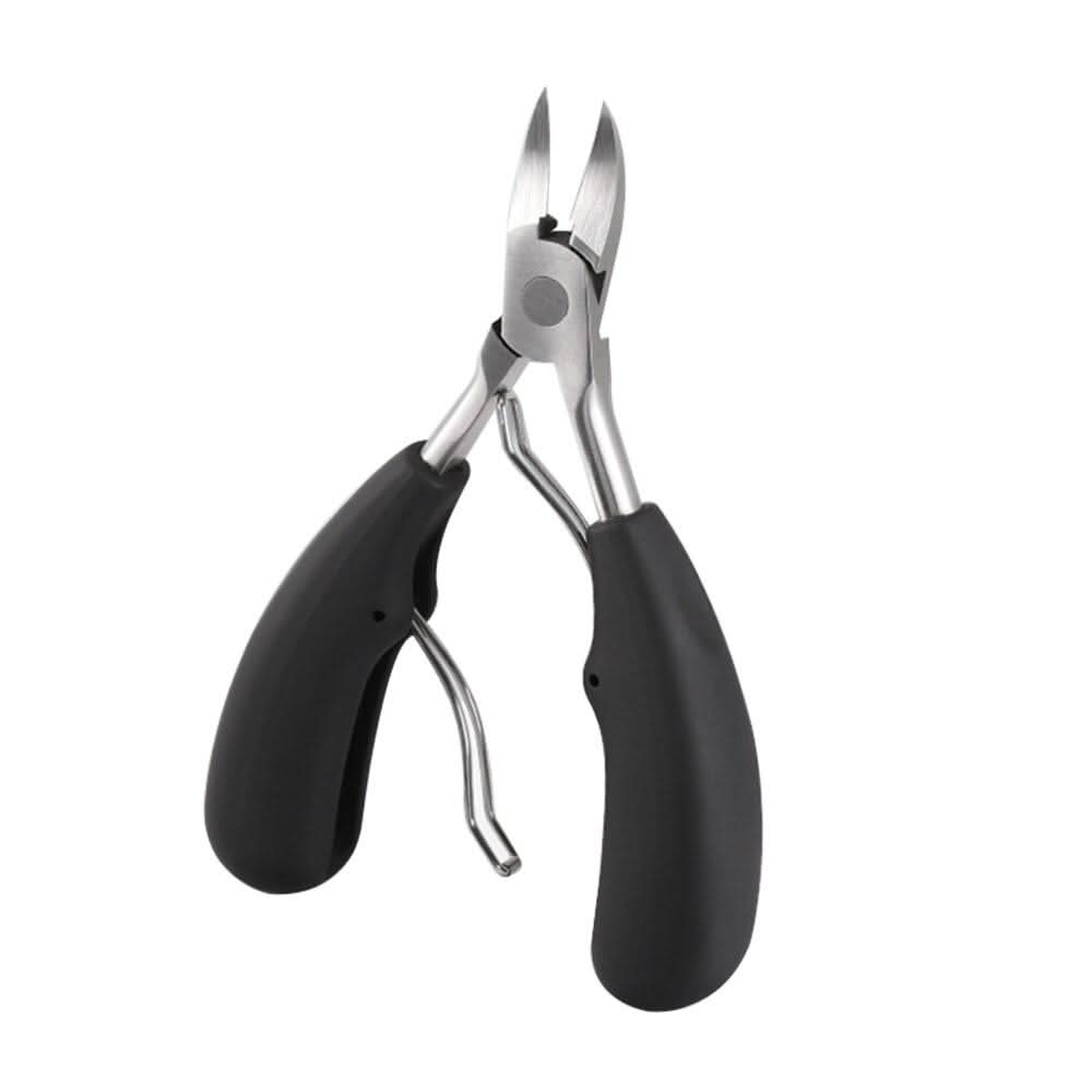 Foot care beauty tool: Ergonomic nail scissors designed for thick & ingrown toenails, easy grip.