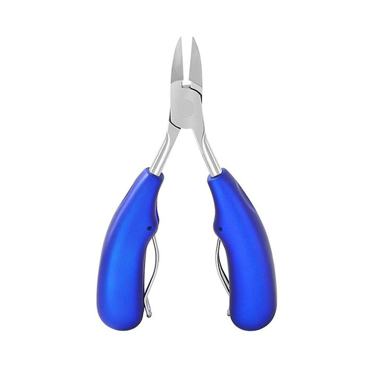 High-performance ergonomic toenail scissors for thick & ingrown nails, ensures safe & easy pedicure.