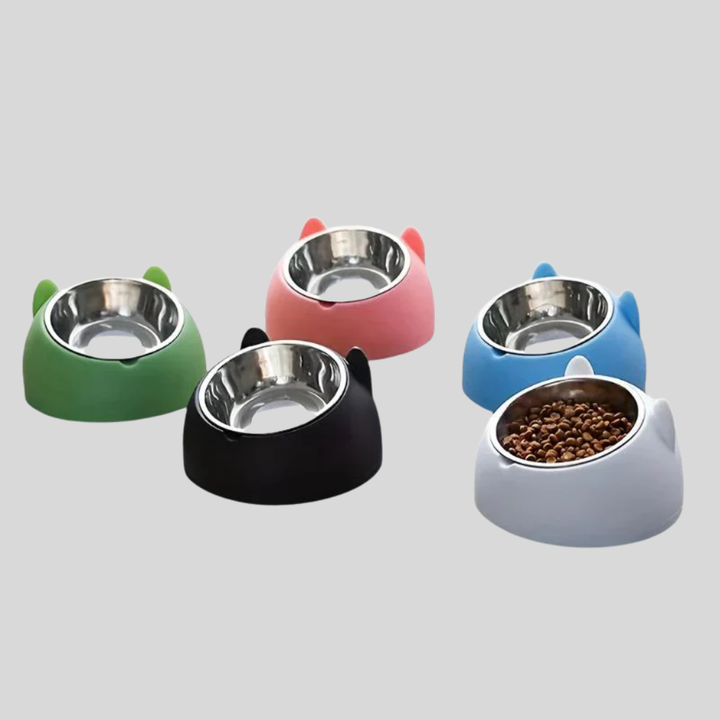 Eco-friendly ergonomic cat feeder, a modern and healthy solution for pet meal time