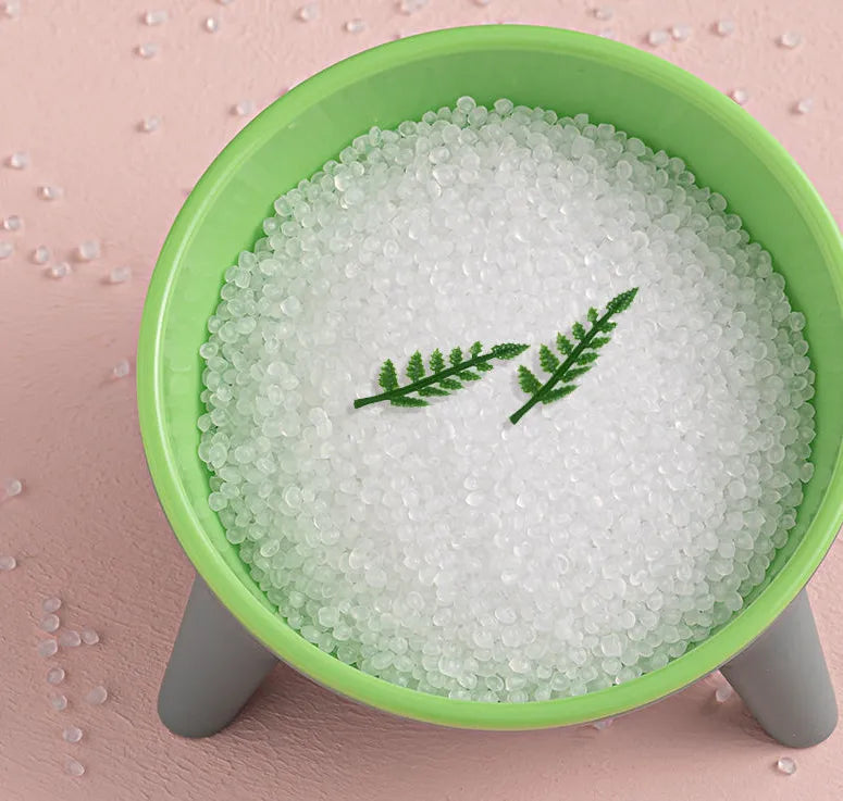 Compact ergonomic raised pet bowl, perfect cat and dog feeder for small spaces, anti-spill
