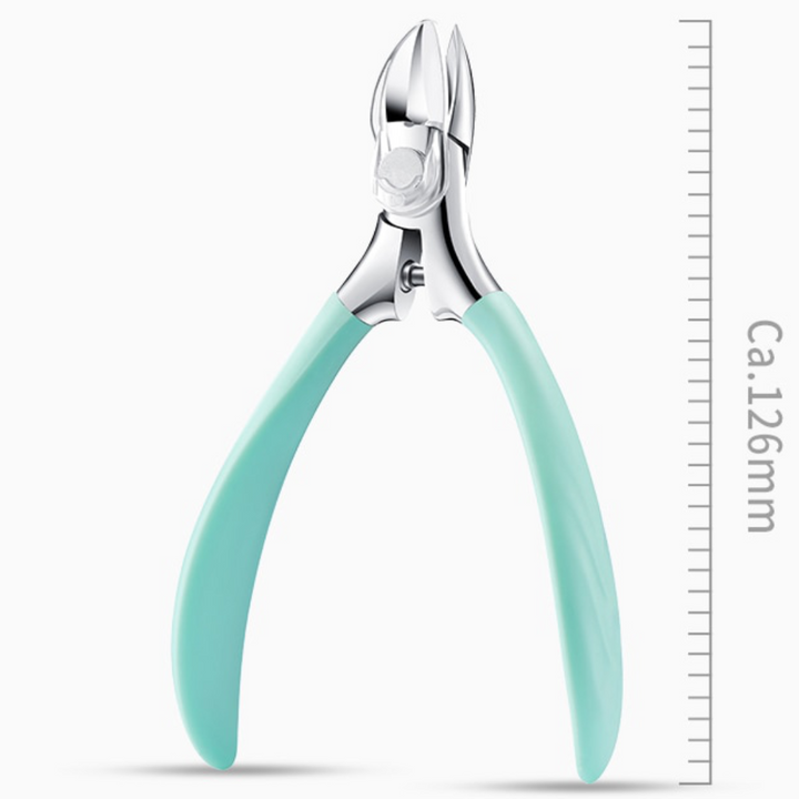 Professional pedicure tool: ergonomic toenail clipper for thick nails & ingrown toenail relief. Durable stainless steel.