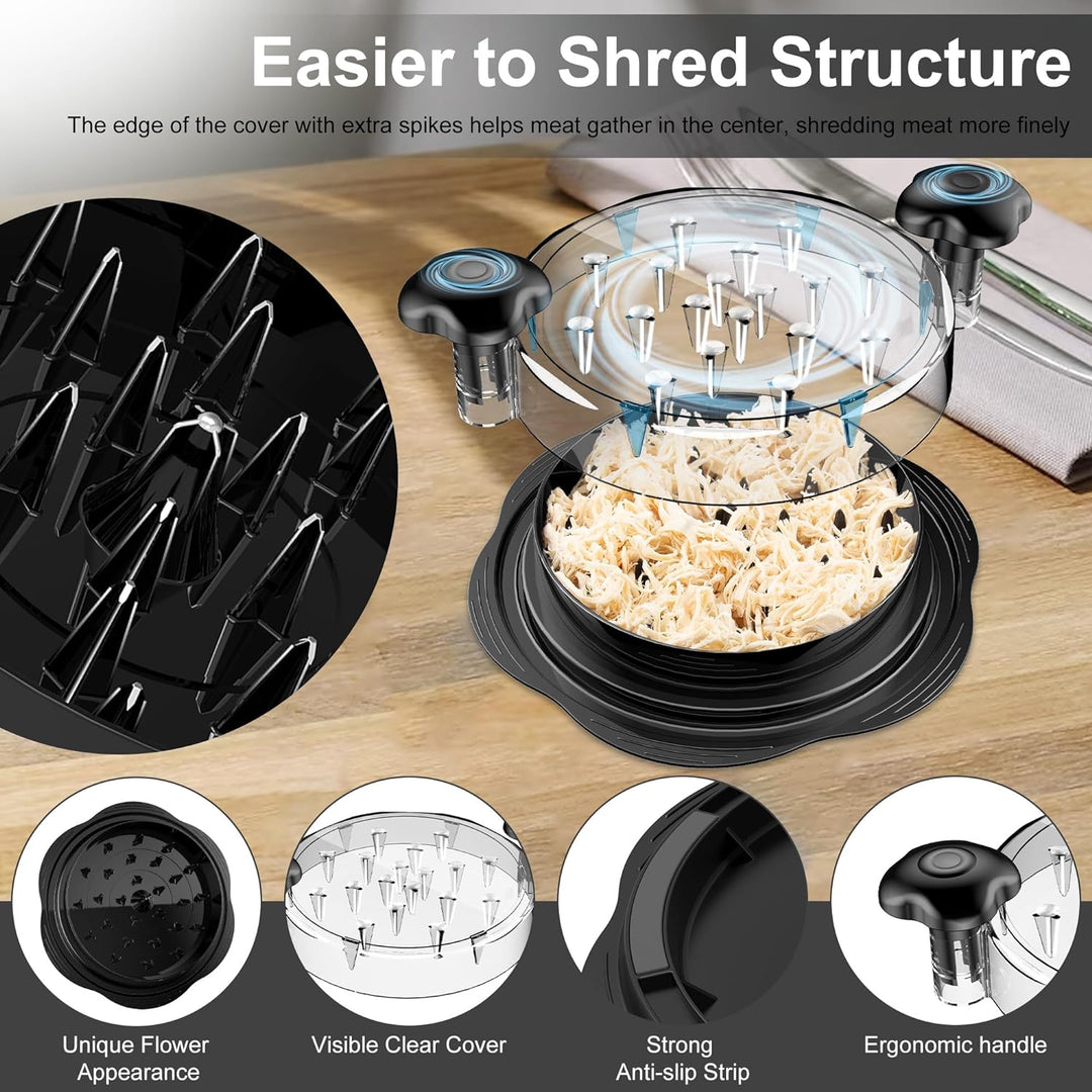 Innovative ErgoShredder cooking gadget for quick chicken & meat shredding. Essential kitchen tool.