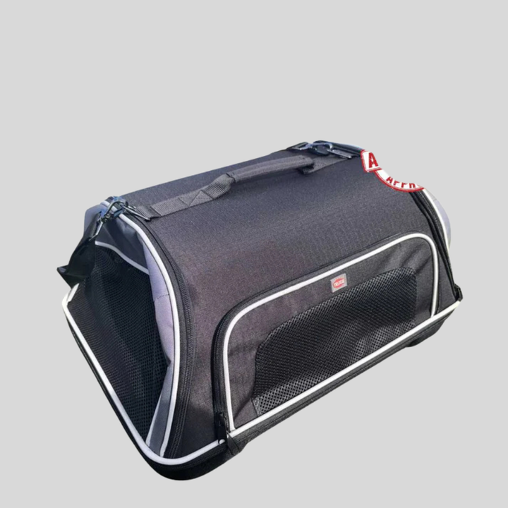 Expandable pet carrier for small dogs and cats, airline approved for safe and comfortable cabin travel
