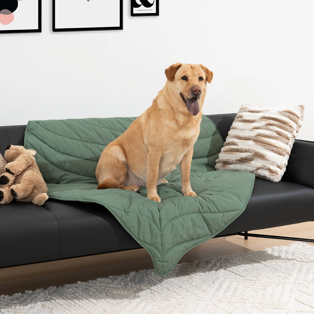 Unisex leaf shape dog blanket, extra large pet bed, comfortable and soft mat for any home decor.
