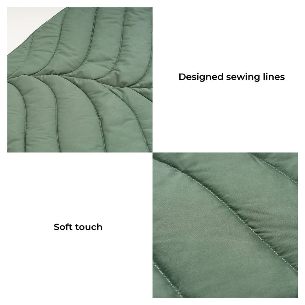 Washable leaf shape pet bed, extra large dog blanket, comfortable mat for pets and human use.
