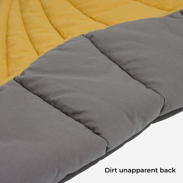 Comfortable extra large leaf shape pet and human blanket, washable dog bed, a unique pet accessory.