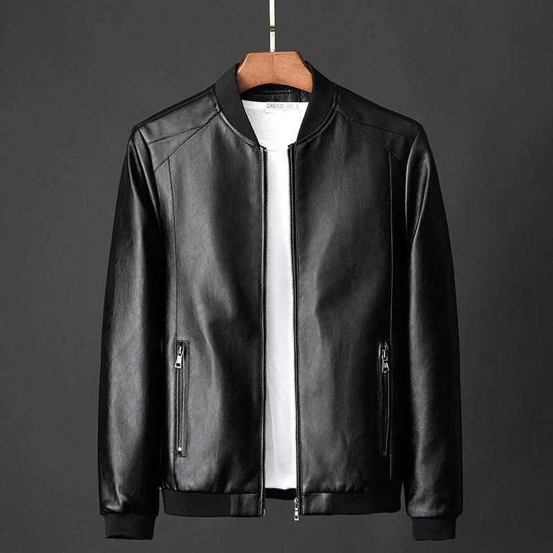 Stylish men's water-resistant everyday jacket. Sleek design, practical all-weather outerwear for casual and versatile use.