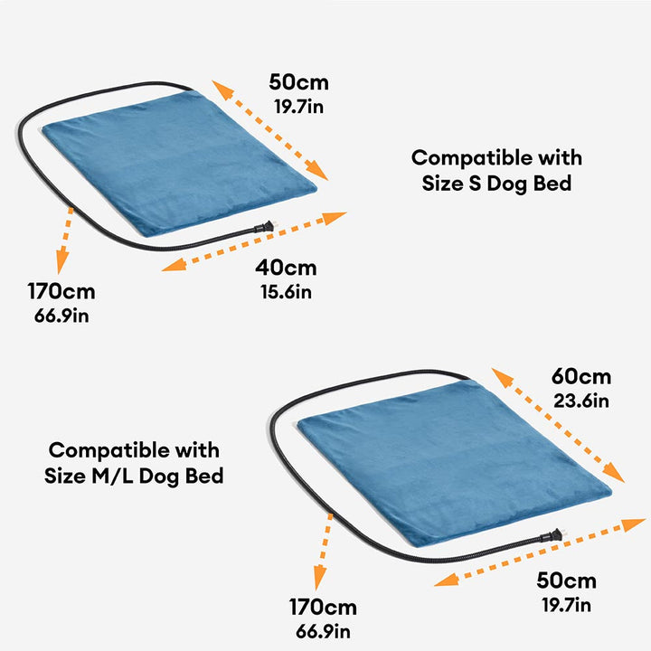 Large orthopedic dog bed, snow house pattern, festive and highly durable for pet comfort