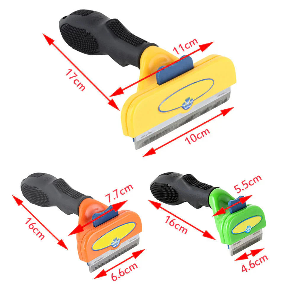Durable grooming comb designed for pet flea and lice extraction, promotes animal health & hygiene