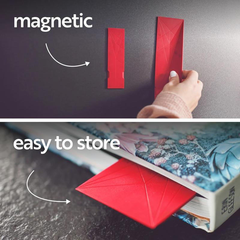 Space-saving foldable measuring spoons, magnetic kitchen tool for precise baking and cooking.