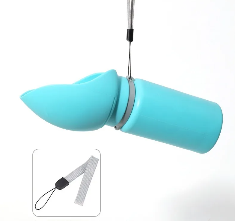 Outdoor pet gear: foldable water bottle with bowl for dog hydration on the go