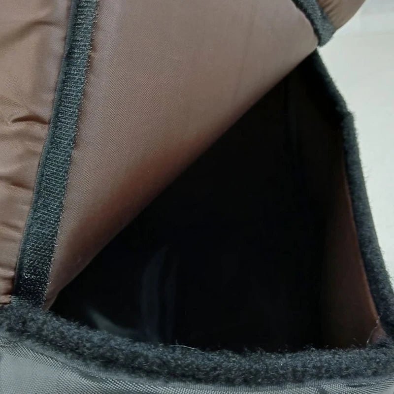 Easy-clean waterproof pet bed, space-saving foldable travel gear for dogs & cats