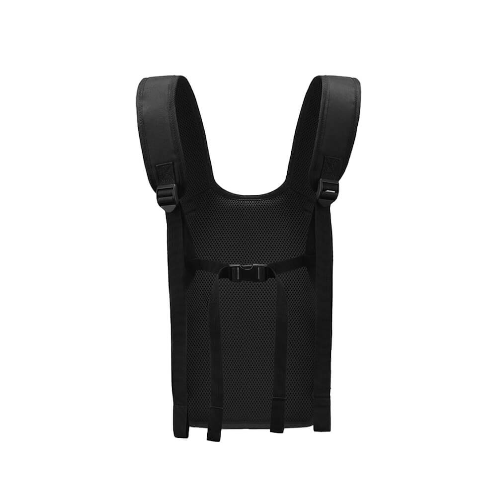 Hands-free dog carrier, front-style, compact and portable, great for city walks or hiking.