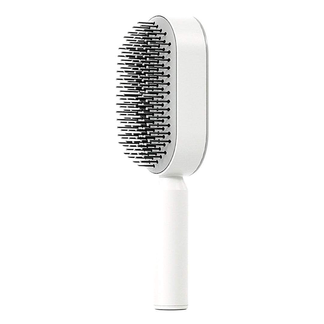 Detangling hair brush for all hair types with easy self-cleaning. Promotes healthy hair & anti-breakage.