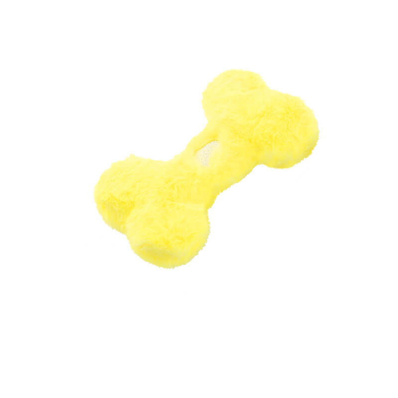 Variety of Funny Bone squeaky dog plush chew toys, perfect pet supplies for interactive play