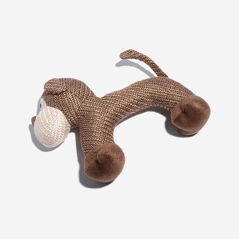 Soft squeaky animal dog toy, a fun and interactive chew toy for pets