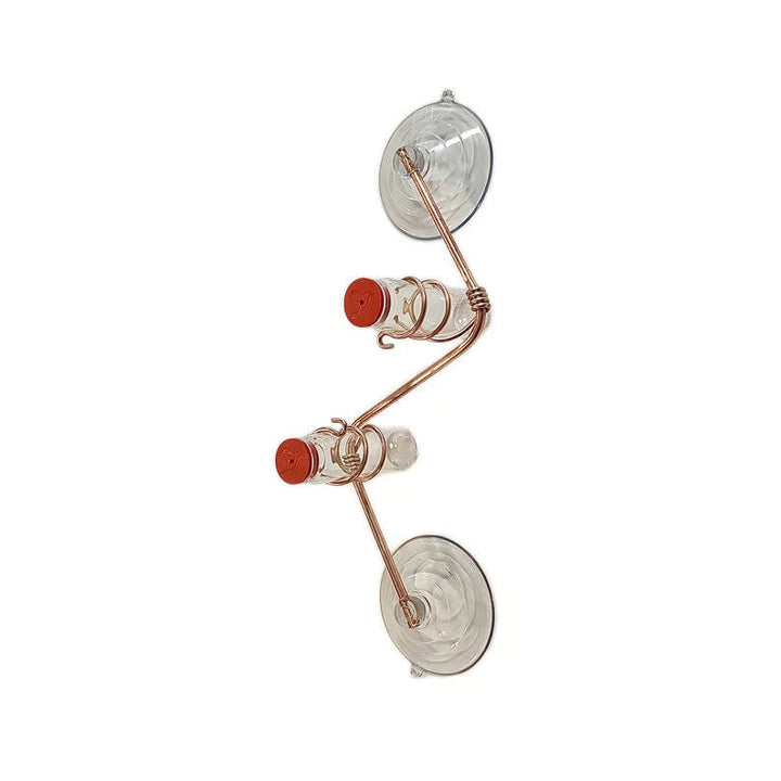 Set of 3 geometric window hummingbird feeders, highlighting different angles and easy installation.