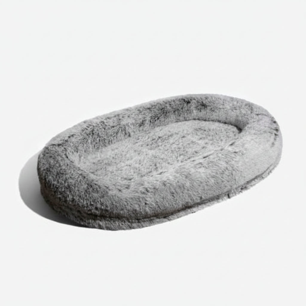 Oversized unisex anti-anxiety pet bed, a giant human lounge for supreme comfort & relaxation.