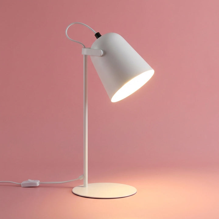Glintor modern metal adjustable desk lamp, a glare-free task light for office & home reading. Sleek design.