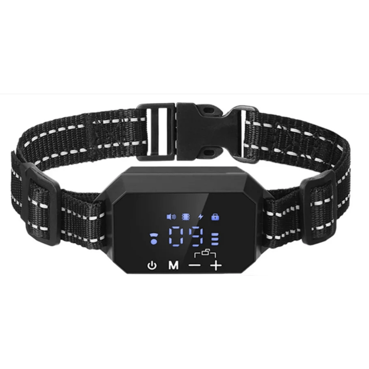 GPS Waterproof Dog Training Collar for pet safety, a virtual fence for dog obedience training.
