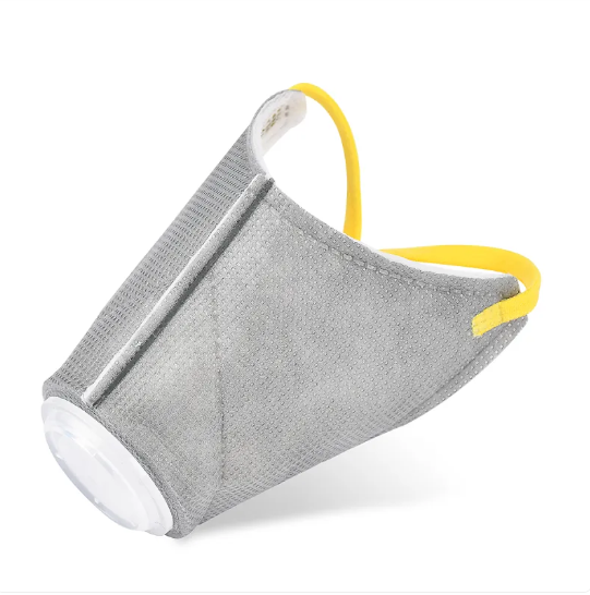 Dog accessory: Gray breathable pet face mask with air valve for ultimate canine comfort