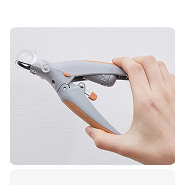 Professional pet nail clippers with LED light & magnifier for stress-free pet grooming