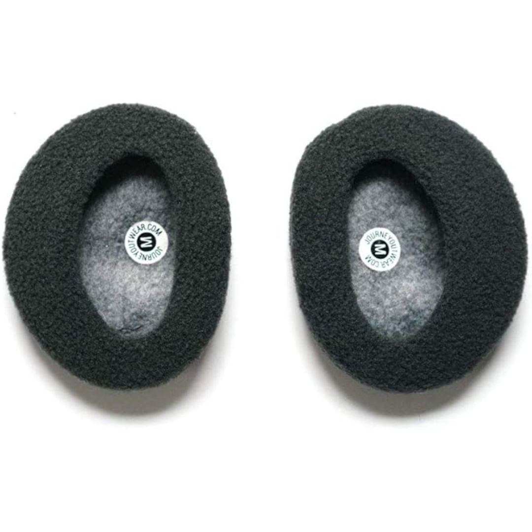 Unisex bandless ear warmers in gray, versatile winter accessories for daily wear & travel.