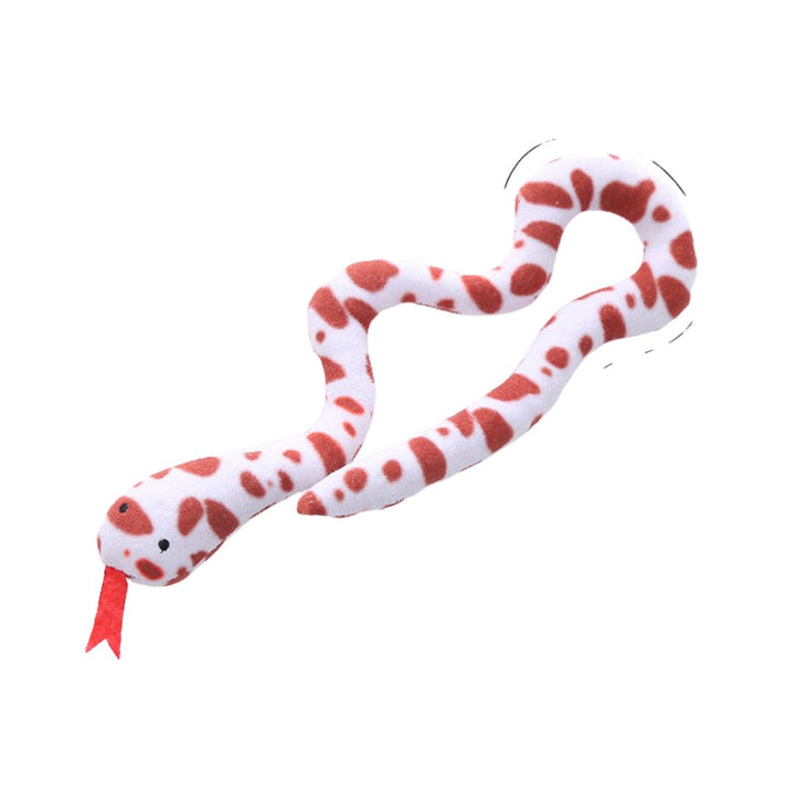 Catnip snake toy, an essential pet supply for enriching your cat's environment and promoting activity.