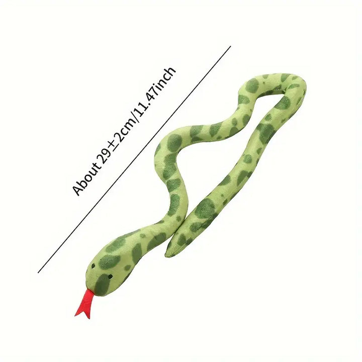 Pet supplies: A vibrant catnip snake toy, an excellent interactive accessory for happy, playful cats.