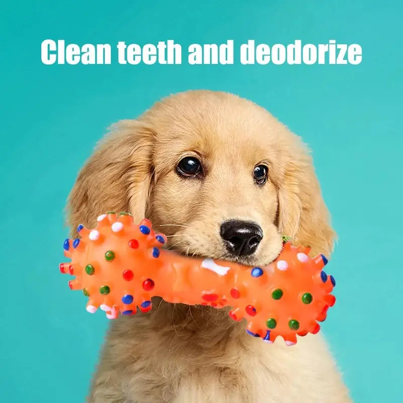 Purple textured dog toy, a dental chew ball for effective teeth cleaning and healthy gums in dogs.