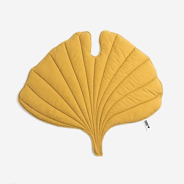 Machine washable leaf pet blanket, ideal couch protector, and pet accessory.