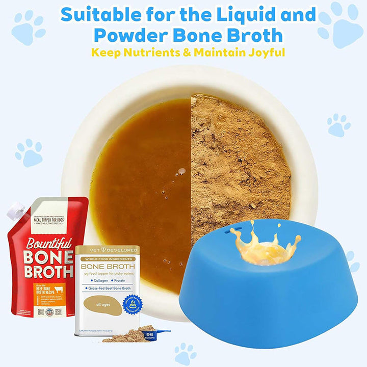 Detailed image of the rolling ball feature on a pet slow feeder lick mat