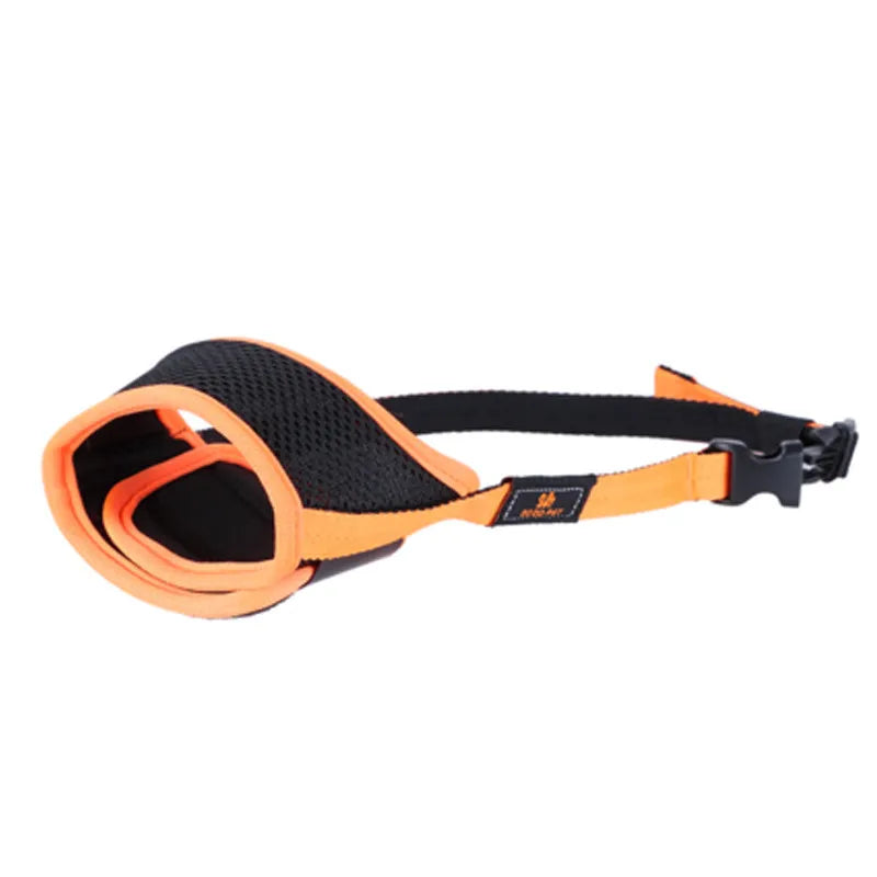 Lightweight breathable mesh muzzle, ideal for dog care, preventing biting and scavenging