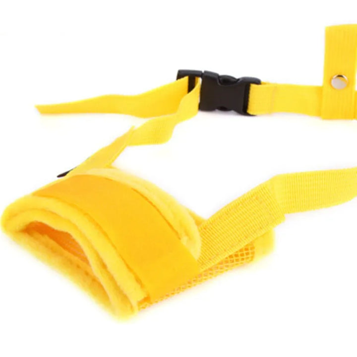 Comfortable dog muzzle constructed from high-quality, airy mesh material for daily use