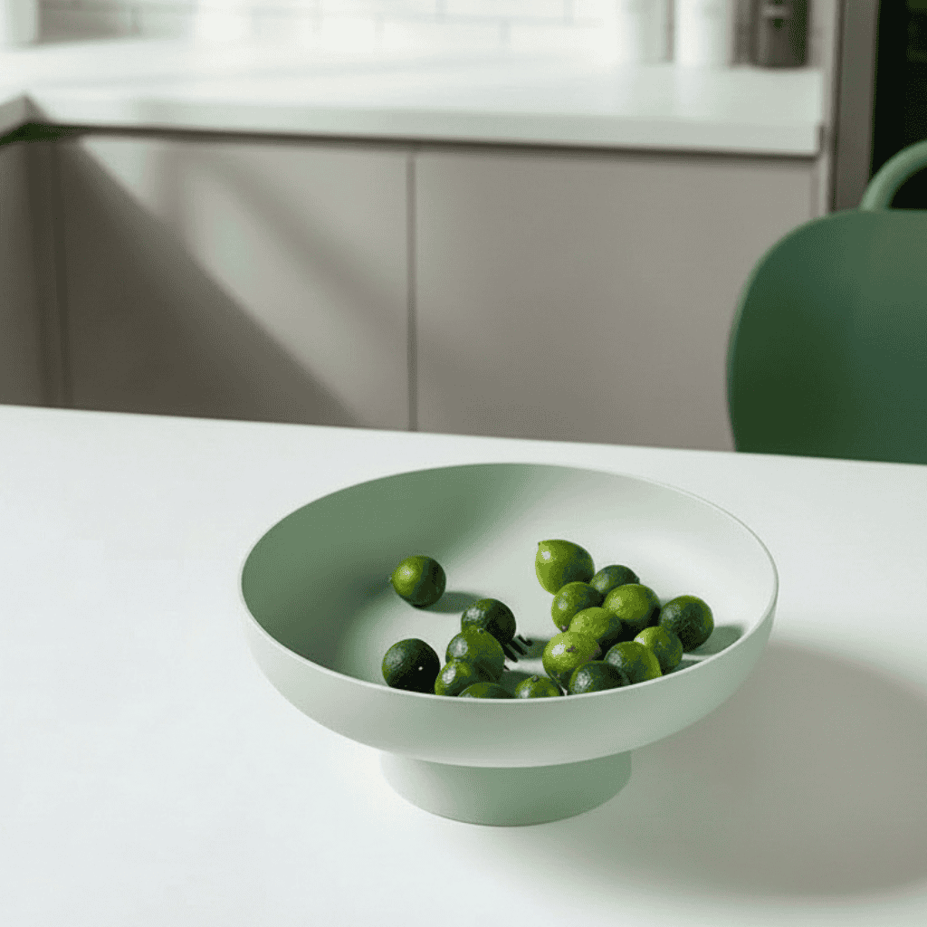 Hand-painted decorative fruit bowl for kitchen storage, a stylish home accent & table centerpiece.