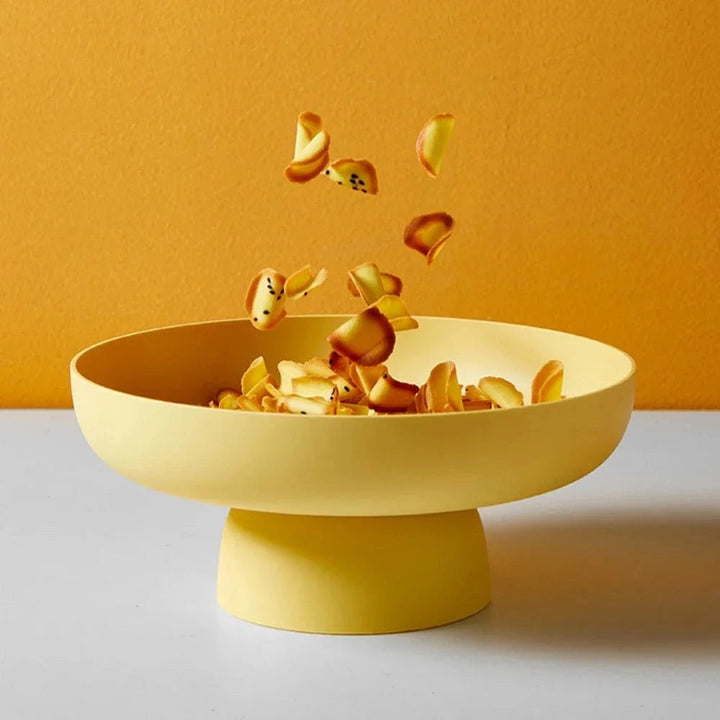 Elegant hand-painted fruit bowl, perfect kitchen decor for modern or classic interior design styles.