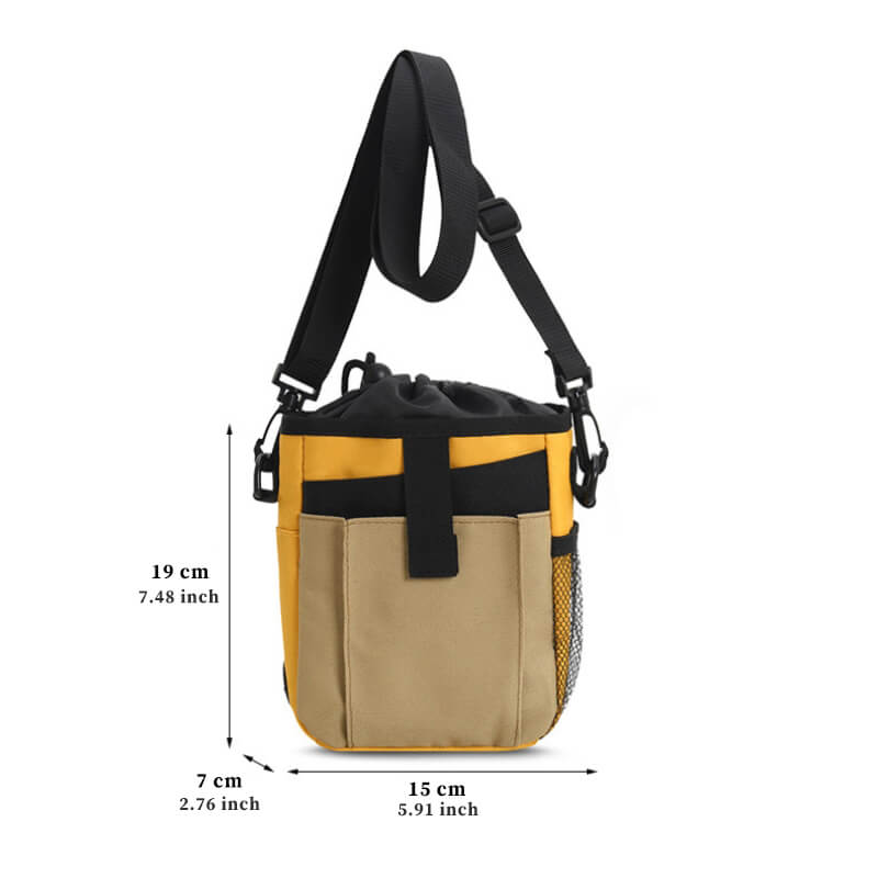 Waterproof pet training treat bag in a practical design, great for active dog owners and outdoor gear