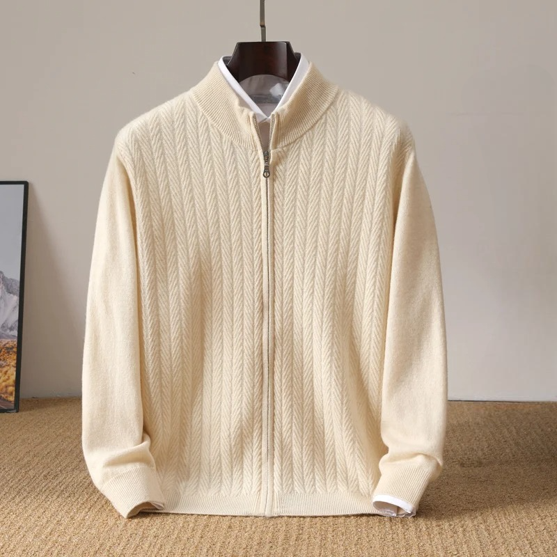 Men's ultra-soft crewneck sweater, perfect for winter warmth and casual elegance.